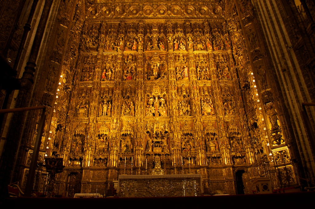 Resultado de imagen para catedral de sevilla oro